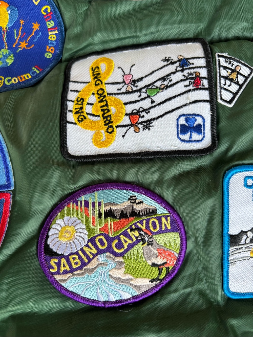 Vintage Northern Escape Sleeping Bag 20+ Rare Girl Guides Canada Travel Patches - Picture 11 of 16